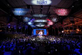 Supporters during Teddy Riner's Victory in Final at Club France