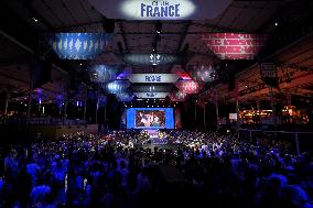 Supporters during Teddy Riner's Victory in Final at Club France