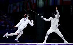 (PARIS2024) FRANCE-PARIS-OLY-FENCING