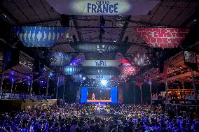 Supporters during Teddy Riner's Victory in Final at Club France