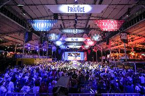Supporters during Teddy Riner's Victory in Final at Club France