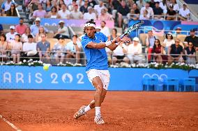 Paris 2024 - Tennis - Novak Djokovic v Lorenzo Musetti