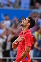 Paris 2024 - Tennis - Novak Djokovic v Lorenzo Musetti