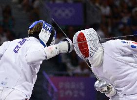 (PARIS2024) FRANCE-PARIS-OLY-FENCING