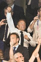 Paris 2024 - Macron Celebrates With VIPs In The Stands