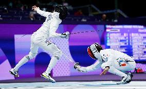 (PARIS2024) FRANCE-PARIS-OLY-FENCING