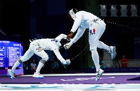 (PARIS2024) FRANCE-PARIS-OLY-FENCING