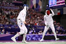 (PARIS2024) FRANCE-PARIS-OLY-FENCING