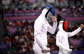 (PARIS2024) FRANCE-PARIS-OLY-FENCING