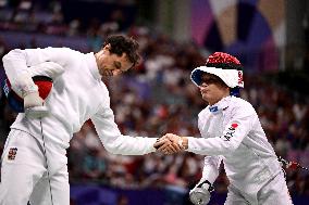 (PARIS2024) FRANCE-PARIS-OLY-FENCING