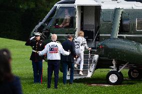 Biden departs White House on Marine One, July 26, 2024