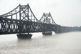 Aftermath of heavy rain in N. Korea