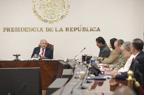 Andres Manuel Lopez Obrador Briefing