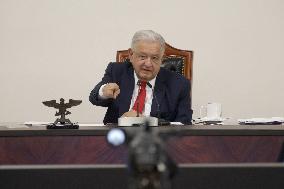 Andres Manuel Lopez Obrador Briefing