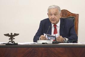 Andres Manuel Lopez Obrador Briefing