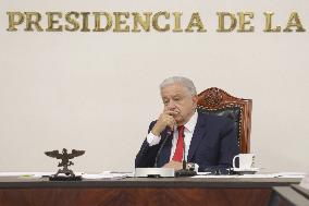 Andres Manuel Lopez Obrador Briefing