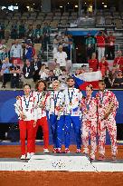 Paris 2024 - Medal Ceremony Tennis Double Mixte