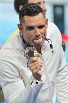 Paris 2024 - 50m Freestyle - Florent Manaudou Wins Bronze