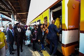 TANZANIA-DAR ES SALAAM-ELECTRIC SGR TRAIN-OPERATION