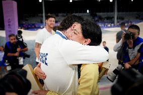 Paris 2024 - BMX - Saya Sakakibara and boyfriend Romain Mahieu