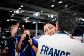 Paris 2024 - BMX - Saya Sakakibara and boyfriend Romain Mahieu