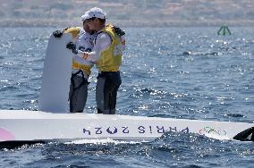 Paris 2024 - Men's Skiff 49Erfx Class Medal Race - Team Spain Wins Gold