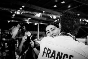 Paris 2024 - BMX - Saya Sakakibara and boyfriend Romain Mahieu