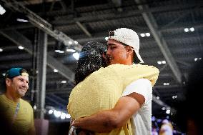 Paris 2024 - BMX - Saya Sakakibara and boyfriend Romain Mahieu