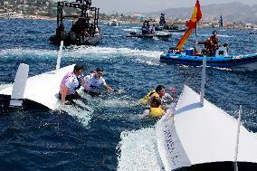 Paris 2024 - Men's Skiff 49Erfx Class Medal Race - Team Spain Wins Gold