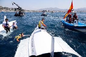 Paris 2024 - Men's Skiff 49Erfx Class Medal Race - Team Spain Wins Gold