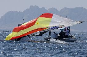 Paris 2024 - Men's Skiff 49Erfx Class Medal Race - Team Spain Wins Gold