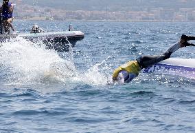 Paris 2024 - Men's Skiff 49Erfx Class Medal Race - Team Spain Wins Gold