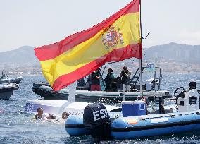 Paris 2024 - Men's Skiff 49Erfx Class Medal Race - Team Spain Wins Gold