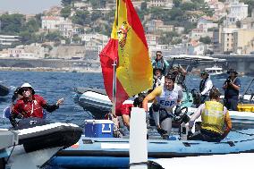 Paris 2024 - Men's Skiff 49Erfx Class Medal Race - Team Spain Wins Gold