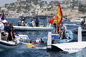 Paris 2024 - Men's Skiff 49Erfx Class Medal Race - Team Spain Wins Gold