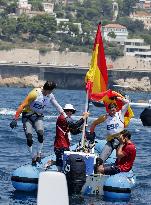 Paris 2024 - Men's Skiff 49Erfx Class Medal Race - Team Spain Wins Gold