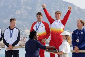 Paris 2024 - Men's Skiff 49Erfx Class Medal Race - Team Spain Wins Gold