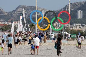 Paris 2024 - Men's Skiff 49Erfx Class Medal Race - Team Spain Wins Gold