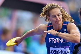 Paris 2024 - French Women's Discus Throw athlet Melina Robert Michon