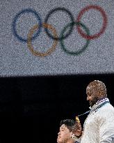 Paris 2024 - Teddy Riner final in the men + 100kg