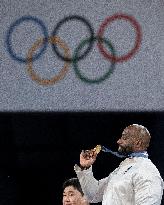 Paris 2024 - Teddy Riner final in the men + 100kg