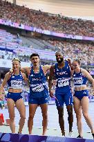 Paris 2024 - French Team at 4X400 mixte