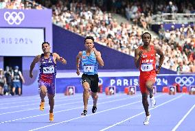 (PARIS2024) FRANCE-PARIS-OLY-ATHLETICS-100M-MEN