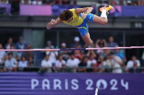 (PARIS2024) FRANCE-PARIS-OLY-ATHLETICS-POLE VALUT-MEN