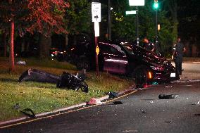 One Person Killed, One Person Injured In Vehicle Crash In Bronx New York