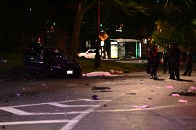 One Person Killed, One Person Injured In Vehicle Crash In Bronx New York