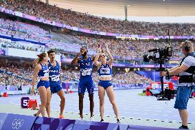 Paris 2024 - French Team at 4X400 mixte