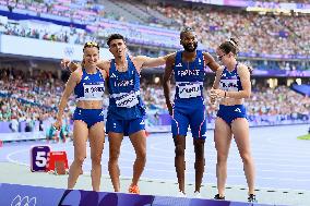 Paris 2024 - French Team at 4X400 mixte