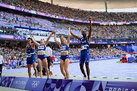 Paris 2024 - French Team at 4X400 mixte