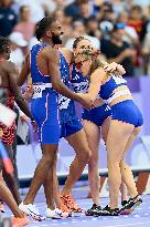 Paris 2024 - French Team at 4X400 mixte